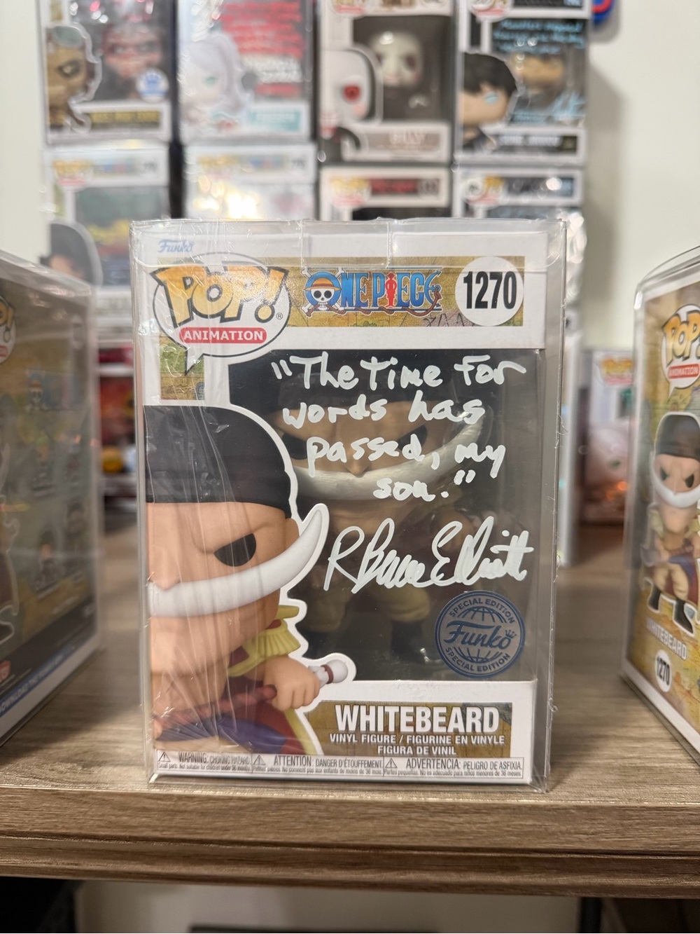 Whitebeard - Funko Pop - Signed by R Bruce Elliott